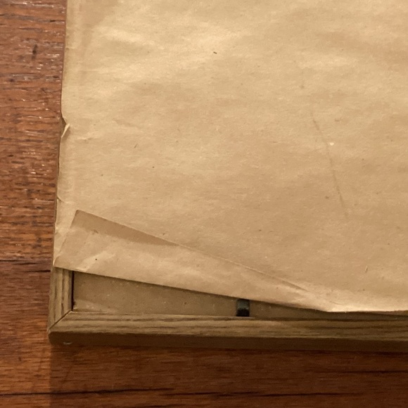 Black and white photo, tobacco barn, frame no glass 12” x 14 1/2” - Picture 8 of 10